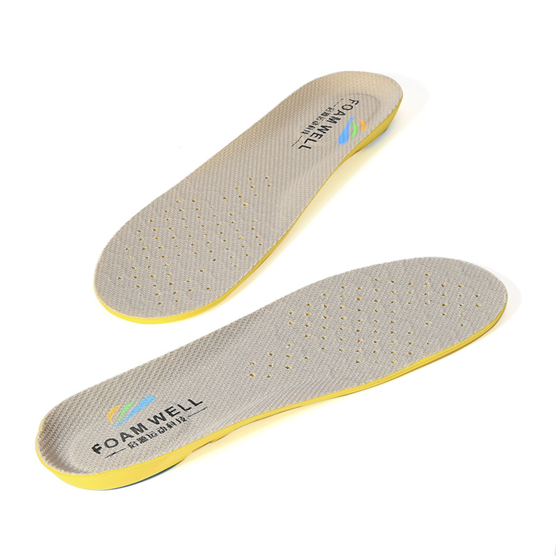 Dearaí stuáilte díolachán te Tacaíocht Áirse Rith Sneaker Bróg Rith Insole Spóirt Foam PU